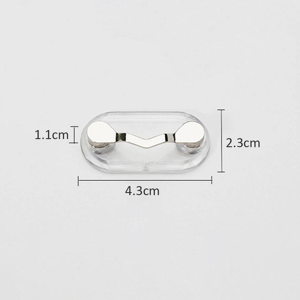 Magnetic Bat-Shaped Eyeglass Holder: Multi-Function Portable Brooch Pin for Glasses & Headsets