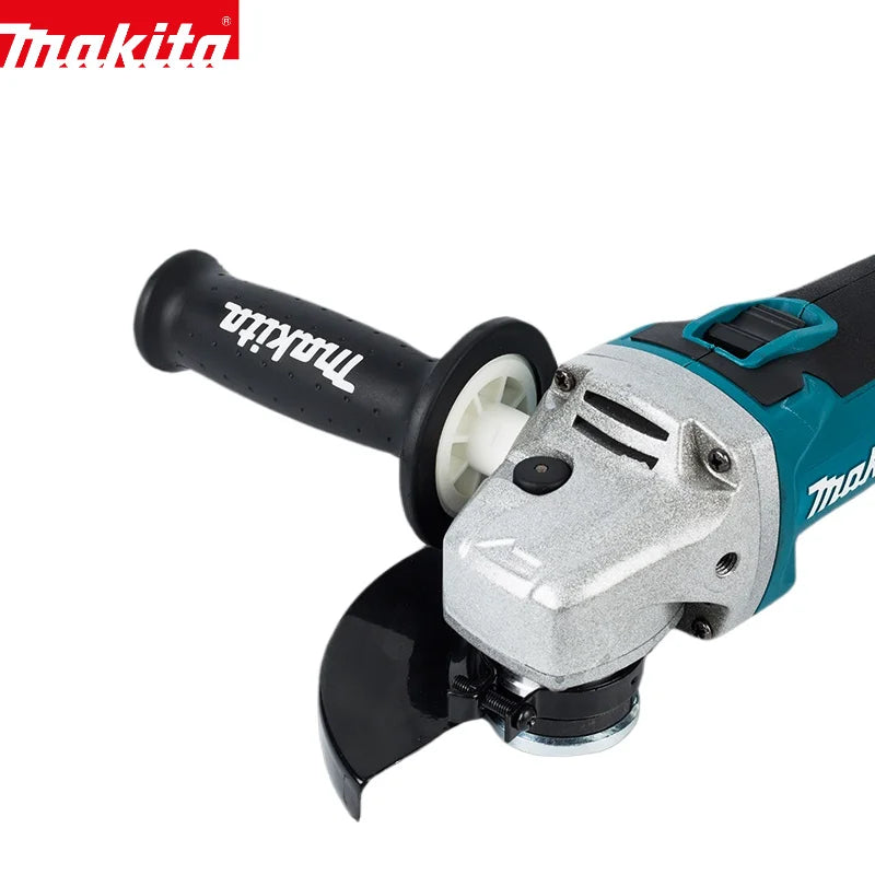 Makita DGA404 18V 125mm Brushless Electric Angle Grinder - Rechargeable High Power Cutting and Polishing Machine