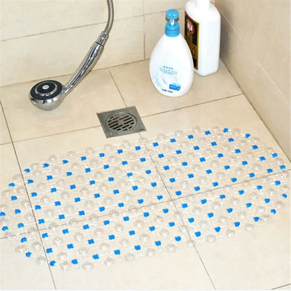 Large Non-Slip Bathroom Mat - Massage Bath Rug with Suction Cups | Home Bathroom Supplies