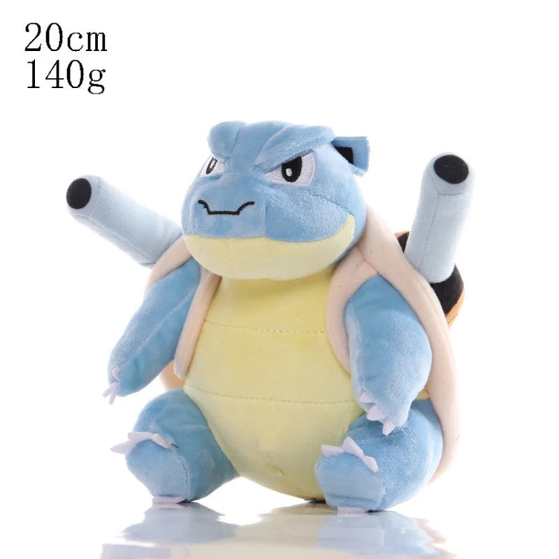 20cm Pokémon Stuffed Plush Toys | Kawaii Pikachu, Raichu, Jenny Turtle | Anime Dolls | Perfect Birthday or Christmas Gift for Kids