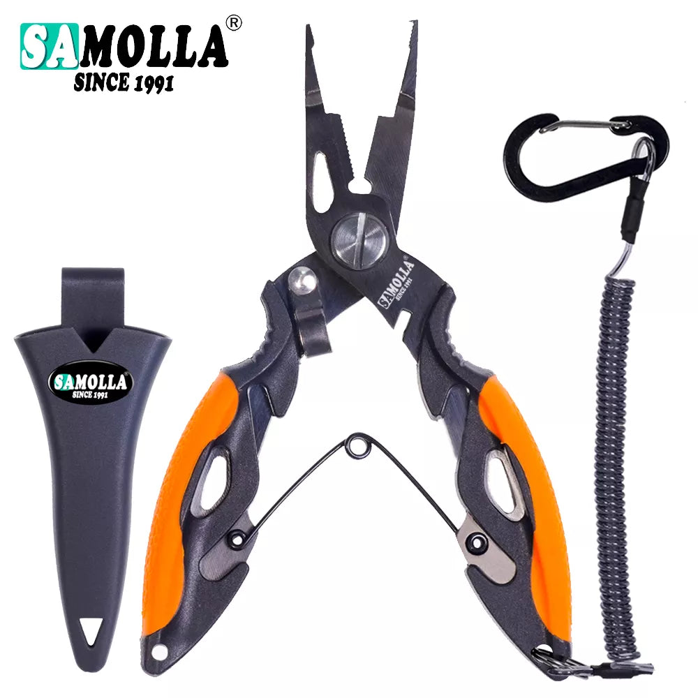 Multifunctional Fishing Pliers | 420 Stainless Steel Body Scissors | Line Cutter & Hooks Remover | Outdoor Fishing Accessories