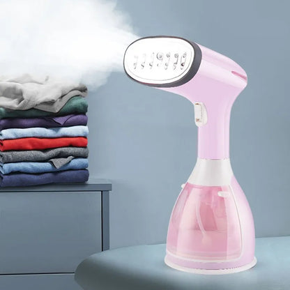 Portable Handheld Fabric Steamer - 280ml, 1500W, Fast-Heat, 7-Hole Design - Ideal for Home & Traveling