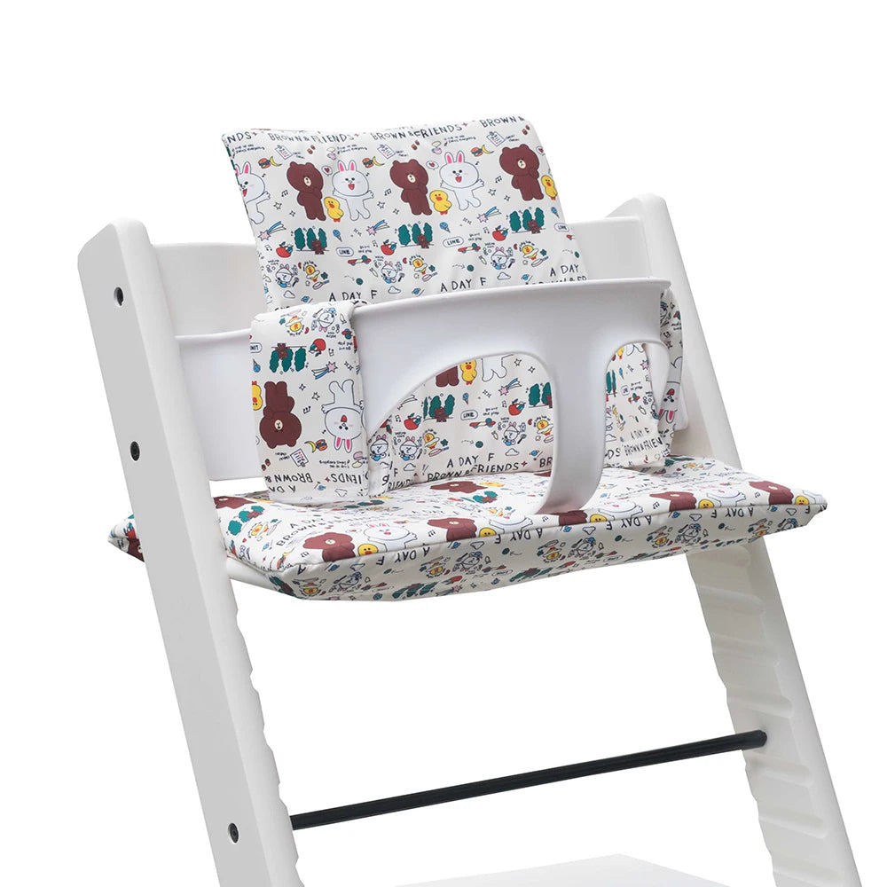 Customize Stokke Tripp Trapp Dining Chair Accessories - Baby Meal Replacement Pad in Cotton or Waterproof Options