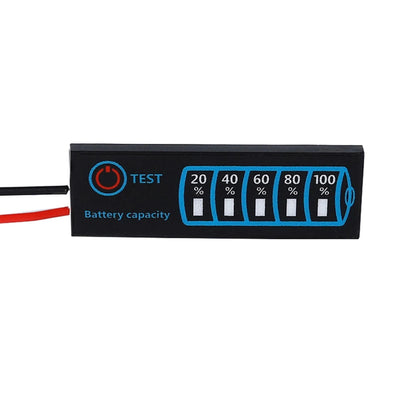 1S-8S 18650 Li-ion and Lipo Battery Level Indicator Tester - LCD Display Voltage Meter for 5-30V Lead Acid Capacity and Lithium Batteries