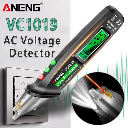 ANENG VC1019 Circuit Breaker Finder - Voice Broadcast, Infrared Sensor Positioning, Voltage Tester and Electric Wire Detector