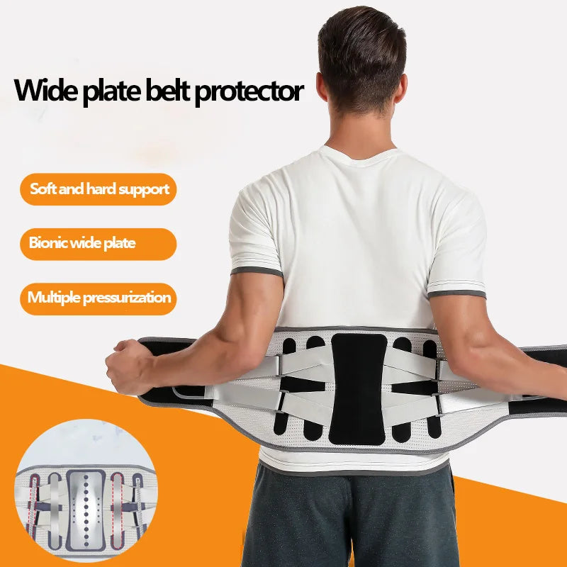 Orthopedic Lumbar Support Belt: Pain Relief Corset for Disc Herniation, Strain, and Back Posture - Spine Decompression Brace