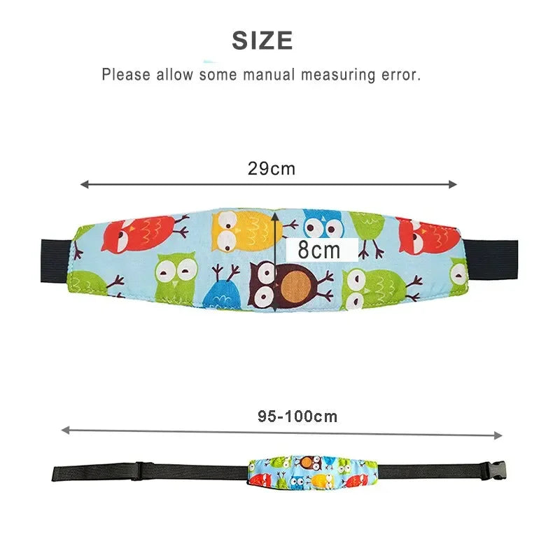 Baby Car Safety Belt - Auto Seat Belts with Sleep Aid Head Support for Kids and  Toddlers - Travel Sleep Aid Fixed Strap