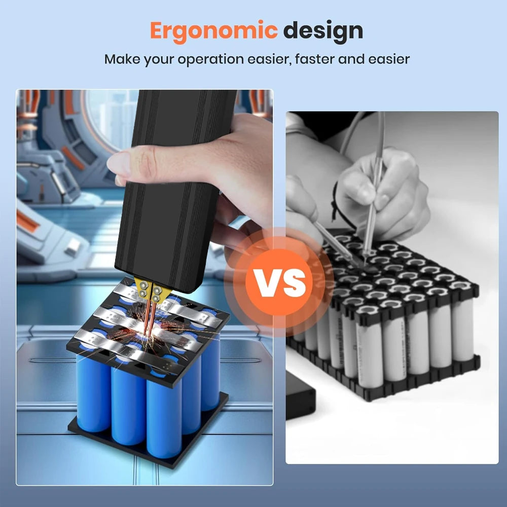 DIY Portable Handheld Battery Spot Welder - Ideal for 18650 Lithium Battery, Nickel Strip, and Belt Welding