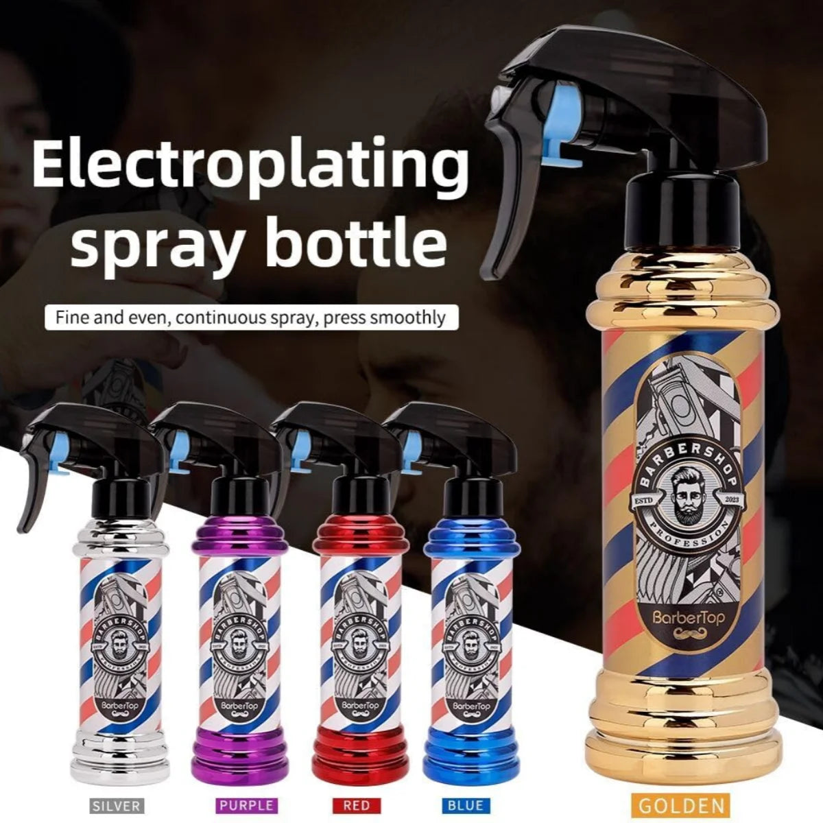 Professional Water Sprayer for Hair Salon - Hairdressing Spray Bottle for Barbershop Styling and Haircut Tools