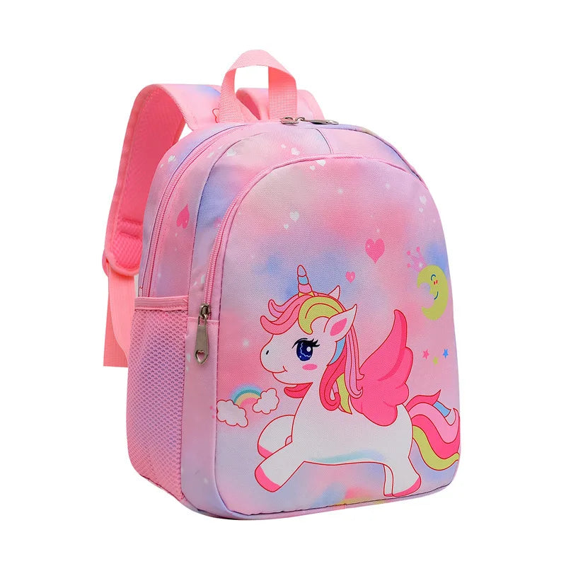 2023 Baby Girls Engineering Backpack – Cartoon School Bag for Kids Ages 2-6, Small Kindergarten Backpack, Cute Design