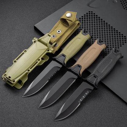 Explorer II Outdoor Tactical Knife – Portable Multi-Functional EDC for Wilderness Adventure, Camping and Defensive Use