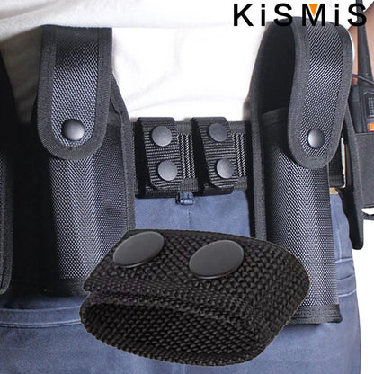 KISMIS Tactical Belt Set: 4Pcs Multipurpose Nylon Buckle with Double Snaps - Wide Belt Accessories for Outdoor Sports