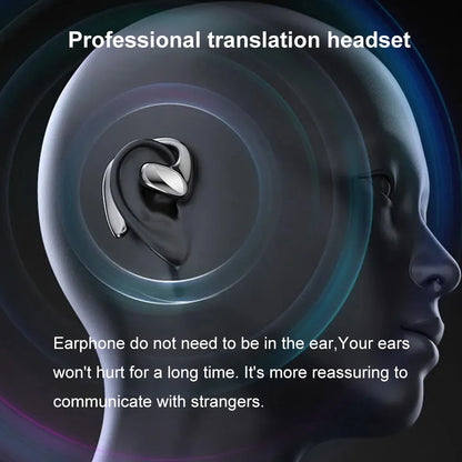 2024 Smart Voice Translator Earphones - Wireless Bluetooth Headphones with Real-Time Translation in 144 Languages