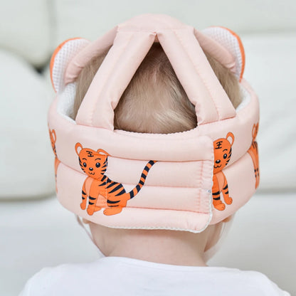 Baby Safety Helmet: Toddler Anti-Fall Head Protection Hat with Adjustable Crash Pad - Learn-to-Walk Protective Headgear