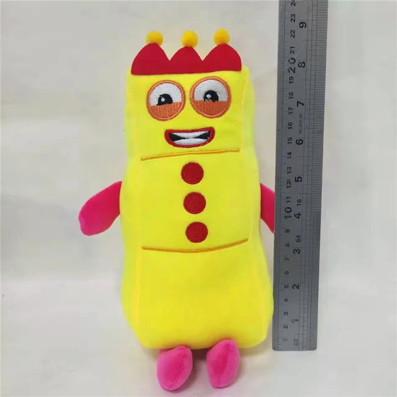 10pcs Cartoon Number Plush Doll Set - Educational Stuffed Toys for Early Childhood Learning - Kids' Gift