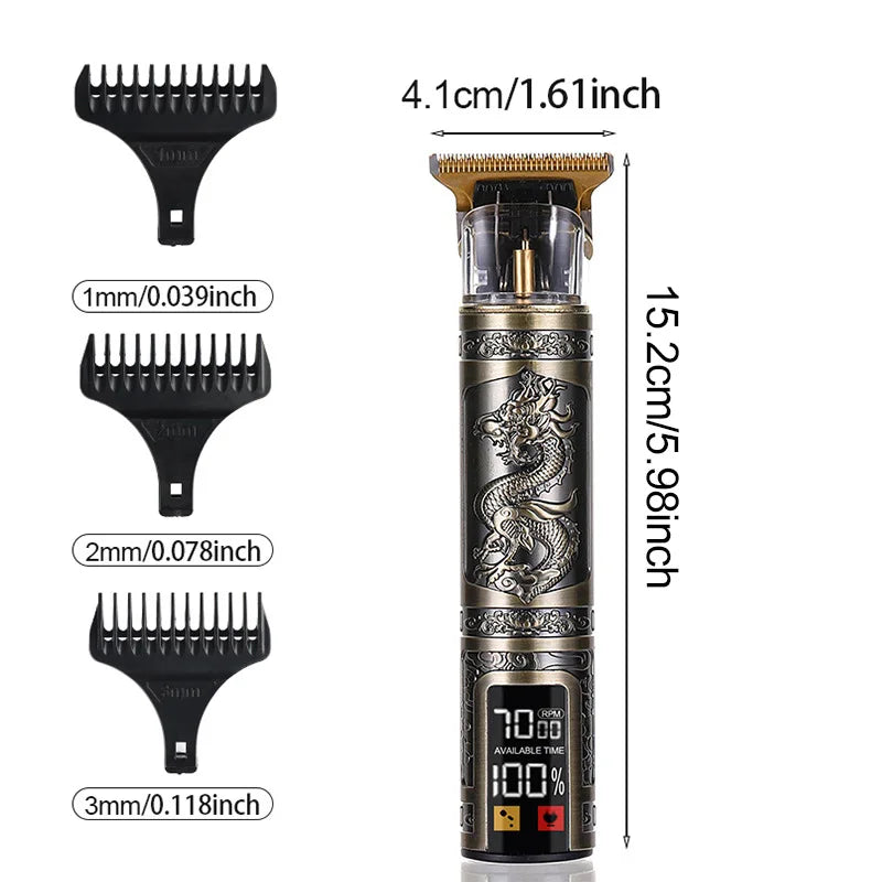 Three-Speed Variable Gear T9 Hair Clipper: Electric Shaver for Shaving, Hair Trimming - Perfect Boyfriend Gift, Barber Clippers