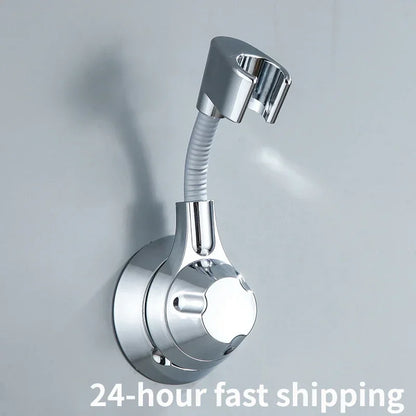 Adjustable Suction Cup Shower Head Holder – Multi-Angle Rotation, No-Punch Shower Bracket, Handheld Nozzle Holder