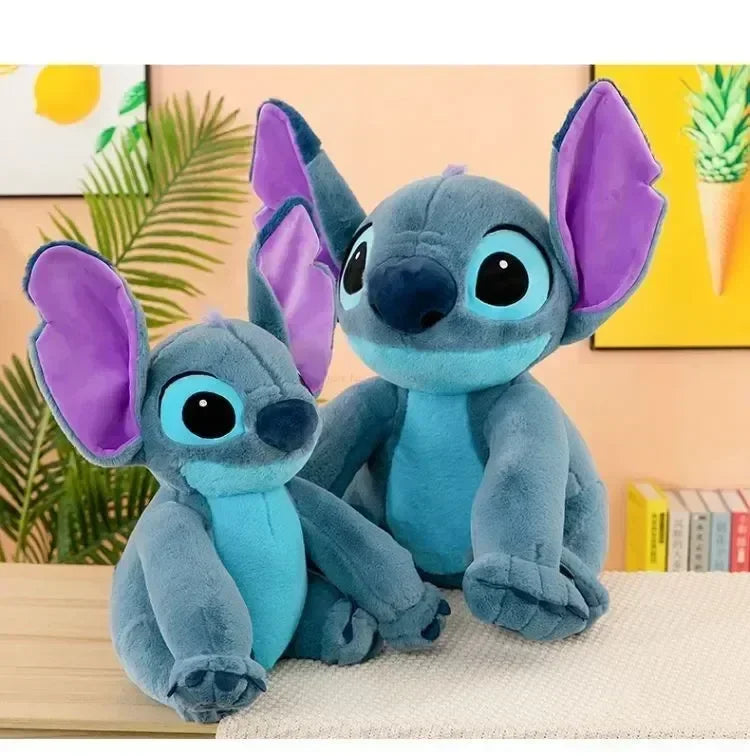 Disney Lilo and Stitch Giant Plush Doll - 30cm to 80cm Cartoon Animal Stuffed Toy, Soft Couple Sleeping Pillow, Ideal Gift