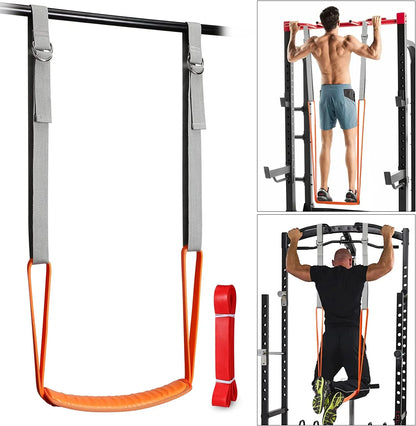 Pull Up Assistance Bands Set - Resistance Straps for Men & Women, Chin-up Workout, Hanging Training & Body Stretching