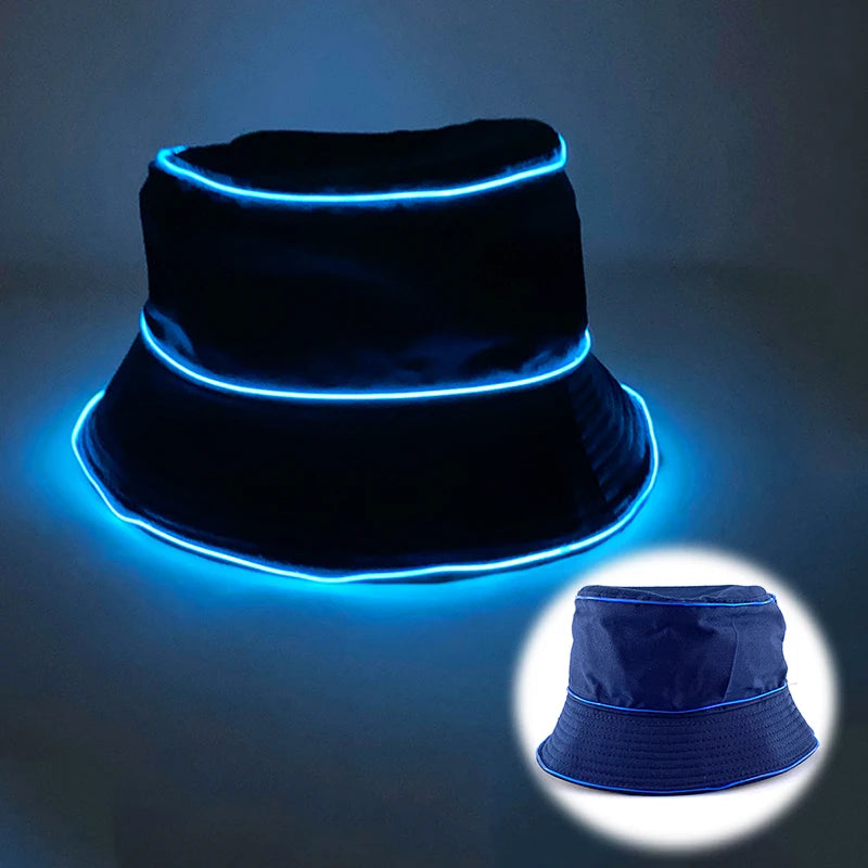 New Pearlescent Cowboy Hat - Glowing Cowgirl Cap for Dance Costumes, Neon Nightclub Decor