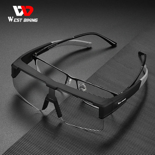 WEST BIKING Polarized Sunglasses for Men - Photochromic Cycling Glasses for Driving Fishing Eyewear - Bicycle Goggles