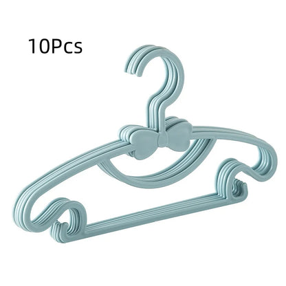 10Pcs Baby Hangers - Non-Slip Kids Clothes Hangers for Infants, Pants Organizer for Boys and Newborns