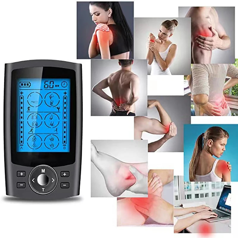 36-Mode TENS Muscle Stimulator: Electric EMS Acupuncture Body Massage - Digital Therapy Slimming Machine