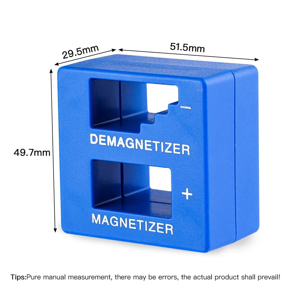 KUNLIYAOI Magnetizer Demagnetizer Tool - High-Quality Blue Screwdriver with Magnetic Pick-Up Function