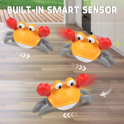 Entertaining Educational Toy: Kids Induction Escape Crab Octopus Crawling Toy - Electronic Musical Pet for Toddlers, Perfect Christmas Gift