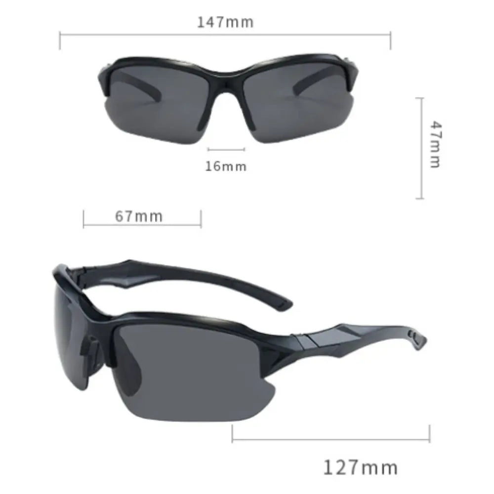 UV400 Polarized Cycling Sunglasses – HD Lens, UV Resistant, Comfortable Outdoor Sport Goggles for Men