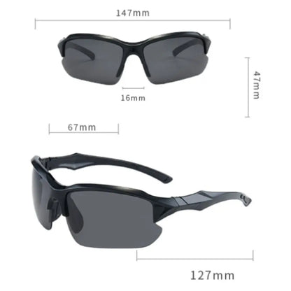 UV400 Polarized Cycling Sunglasses – HD Lens, UV Resistant, Comfortable Outdoor Sport Goggles for Men