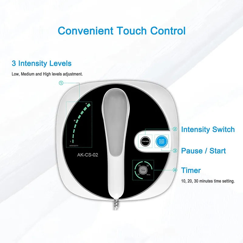 1MHz Ultrasound Physiotherapy Massage Device - Intensity for Muscle & Joint Pain Relief - No-Drug Ultrasonic Instrument Machine