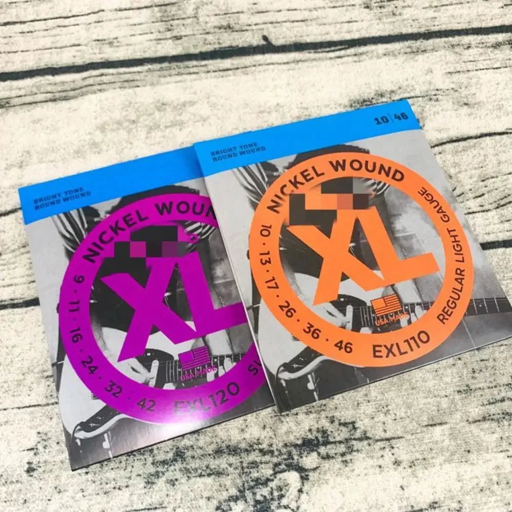 D'Addario Electric Guitar Strings Set - EXL110, EXL120, EXL130 Nickel Bronze NYXL0942 - The Strongest Choice for Real Rock - Guitar Accessories