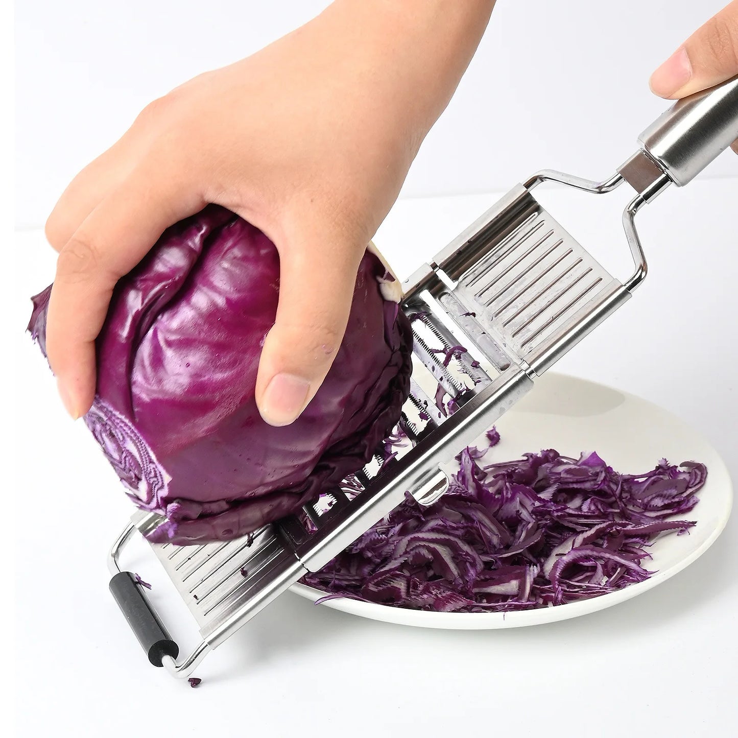 Stainless Steel Shredder Cutter Grater | Portable Manual Vegetable Slicer | Easy-to-Clean Multi-Purpose Kitchen Tool