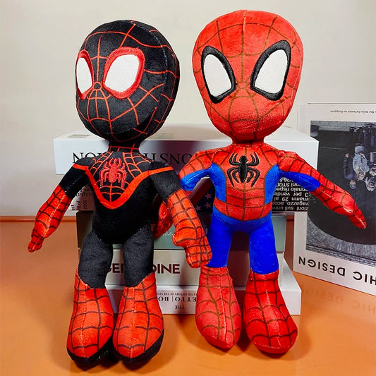 30cm Marvel Avengers Spider-Man Plush Toy - Anime Cartoon Figure, Kawaii Cute Stuffed Doll, Ideal Child's Christmas Gift