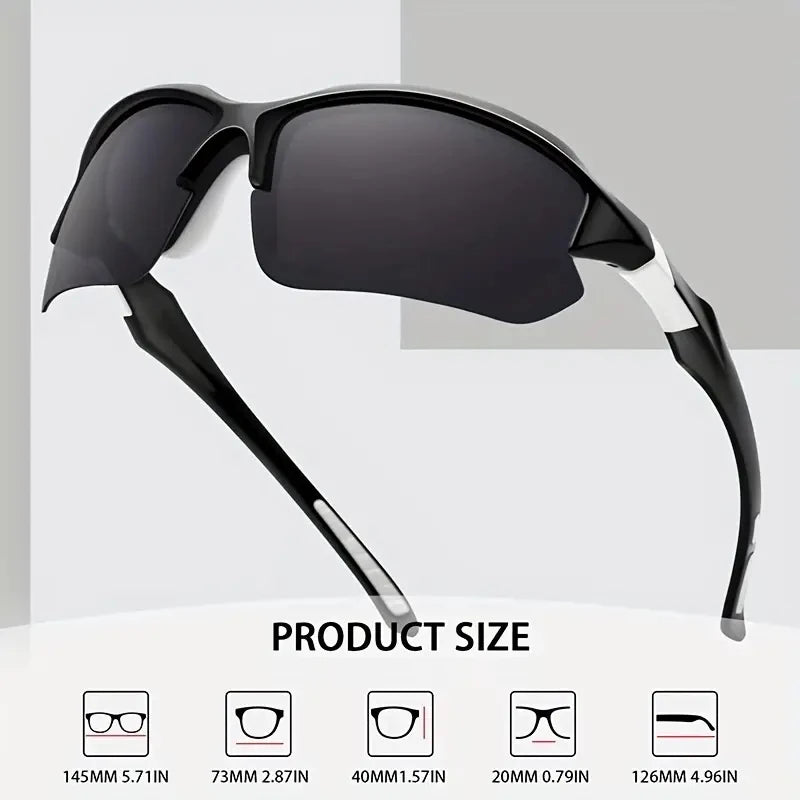 Fashion Sports Polarized Sunglasses – Lightweight Outdoor Goggles for Men and Women, Cycling, Running, and Fishing