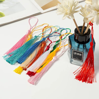 35Pcs Color Mixture Bookmark Tassels - 13cm Mini Tassels with Loops for DIY Crafts and Jewelry Making Accessories