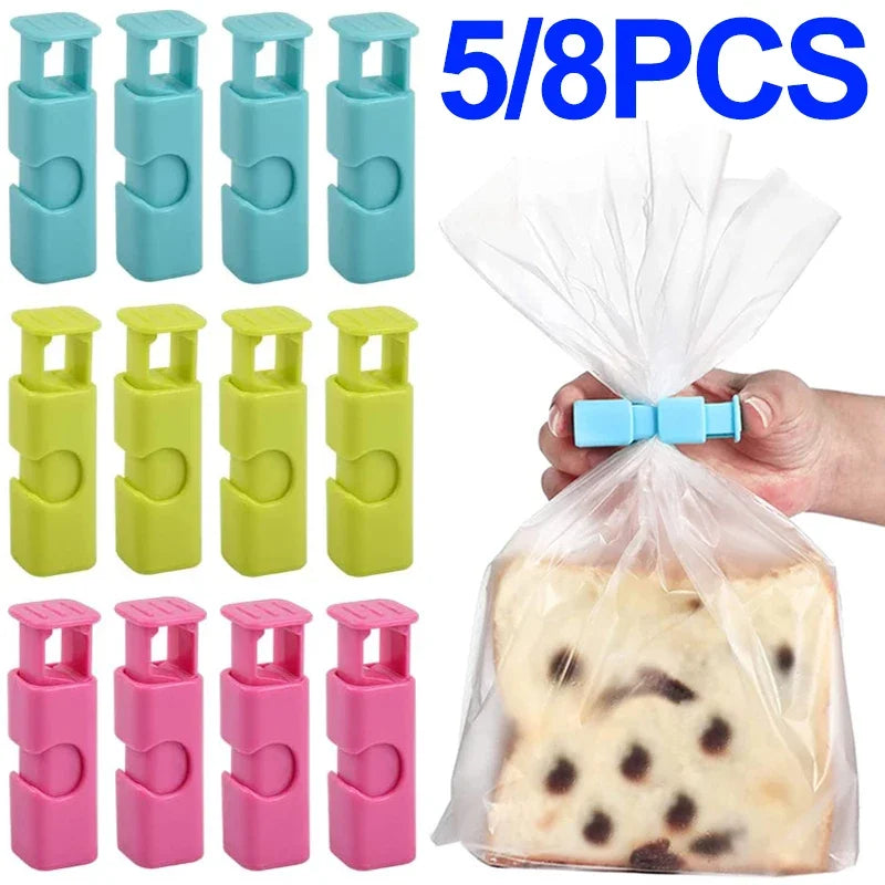 Keep Your Food Fresh with Reusable Food Sealing Bag Clips – A Must-Have Kitchen Storage Tool!