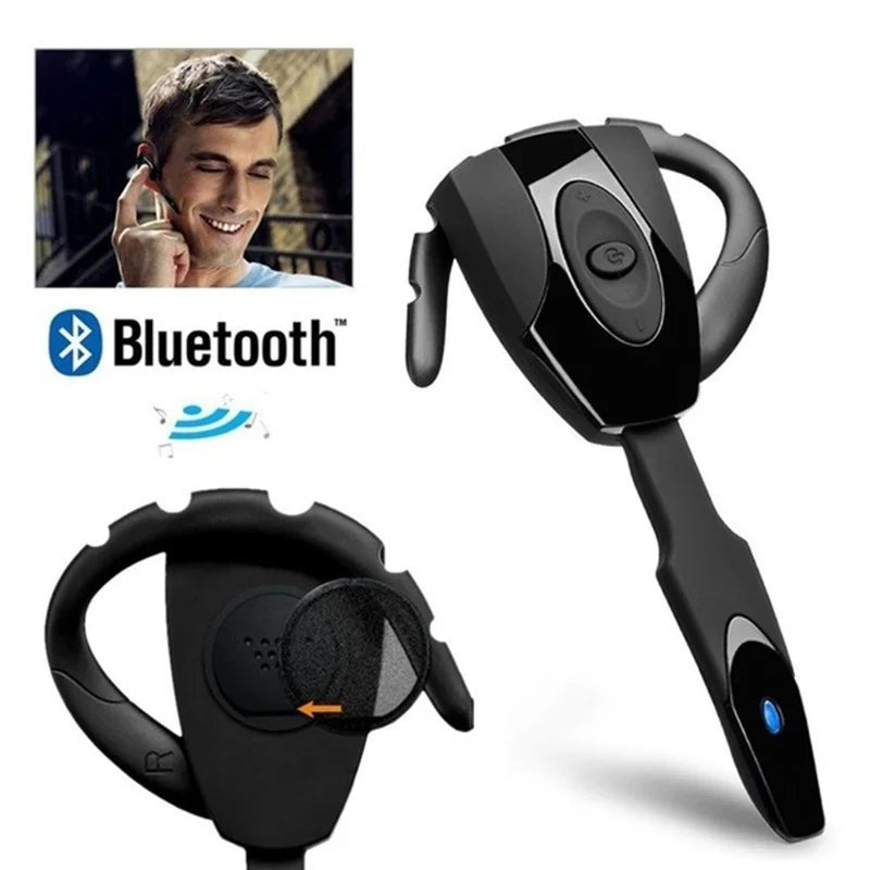 Bluetooth Wireless Headphones with Microphone - Business Earphones for Handsfree Calls, Ideal for Car Driving and Sports