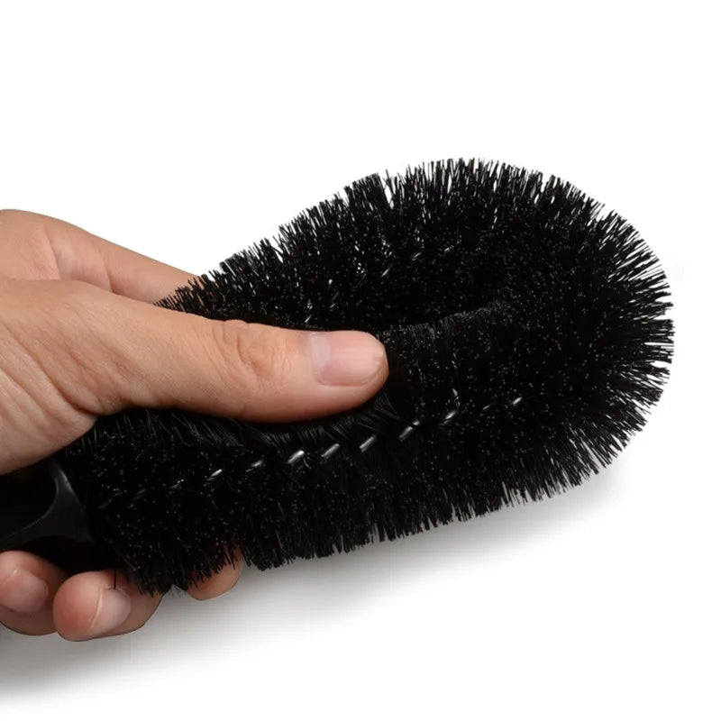 Car Wheel Brush - Tire Cleaning Brushes - Rim Scrubber Cleaner Duster - Motorcycle Truck Wheels Detailing Tool