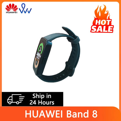 2023 New Original HUAWEI Band 8 - Smart Band with 1.47'' AMOLED Screen, All-Day Blood Oxygen, Heart Rate Monitoring, 2 Weeks Battery Life