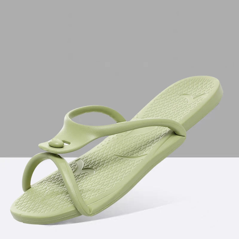 Portable Folding Slippers for Travel & Home Use - Lightweight Sandals for Women, Men, Hotel, Salon, and Beach