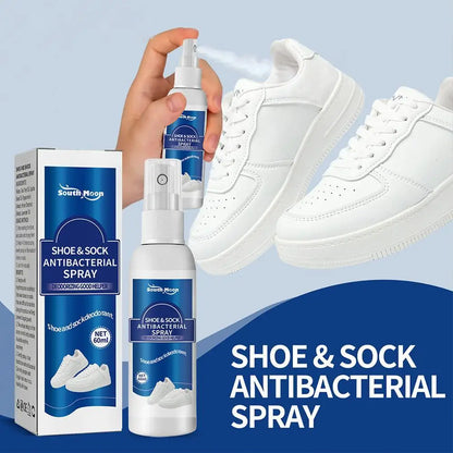 60ml Shoe Shock Antibacterial Spray: Foot Odor & Stink Freshener - Socks Odor Remover and Antiperspirant Refresh Spray