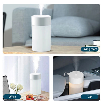 260ML Mini USB Humidifier – Ultrasonic Air Humidifier with LED Lamp, Essential Oil Diffuser, Car Purifier, Aroma Mist Maker – Portable