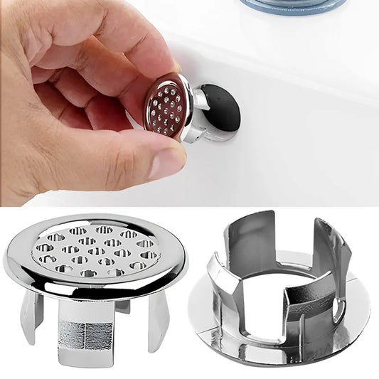 8/1Pcs Sink Hole Overflow Cover Ring – Round Wash Basin & Hollow Overflow Ring for Bathroom & Kitchen Accessories