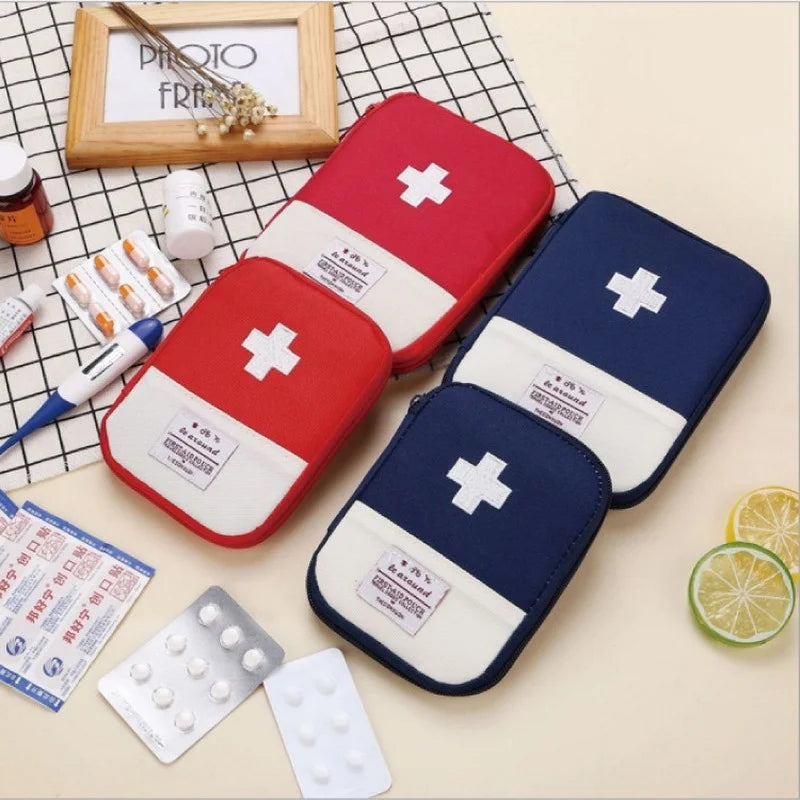 Cute Portable Medicine Bag: First Aid Kit Organizer for Medical Emergency - Outdoor Household Pill Storage Travel Case