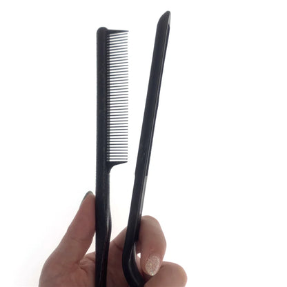 1PC Useful Hair Straightening Salon Comb: Hairdressing Smooth Tool with Tongs - Women's Hair Styling Brush Straightener