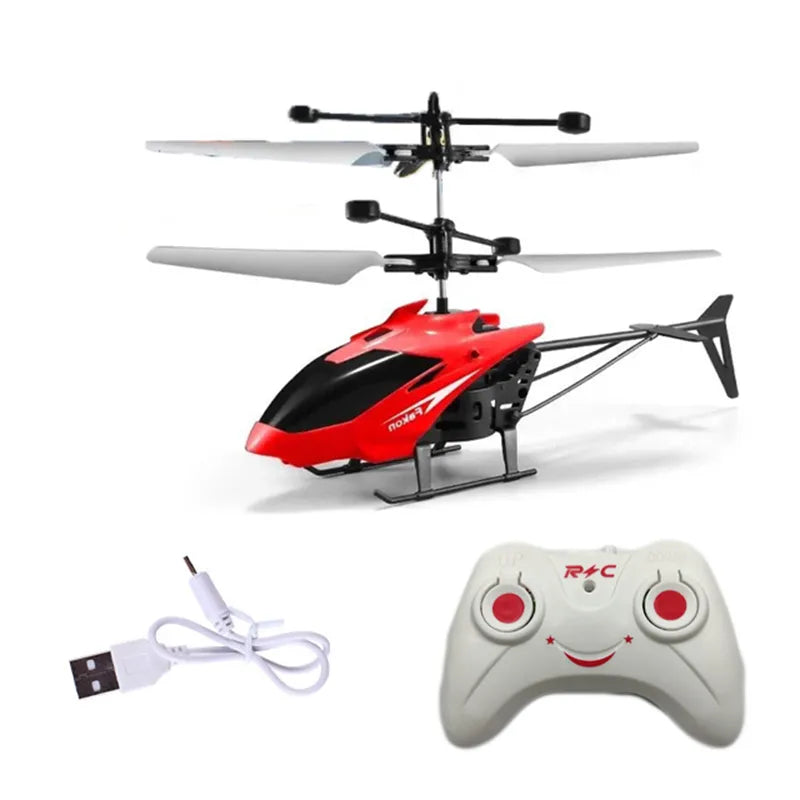 Rechargeable Mini RC Drone – Fall-Resistant Remote Control Helicopter Toy, Safe and Durable for Children