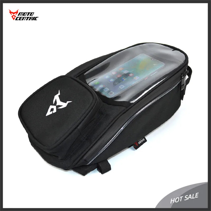 Motocentric Magnetic Motorcycle Waterproof Bag: Fuel Tank Bag with Navigation - Universal Motorbike Tool Backpack, Portable Design