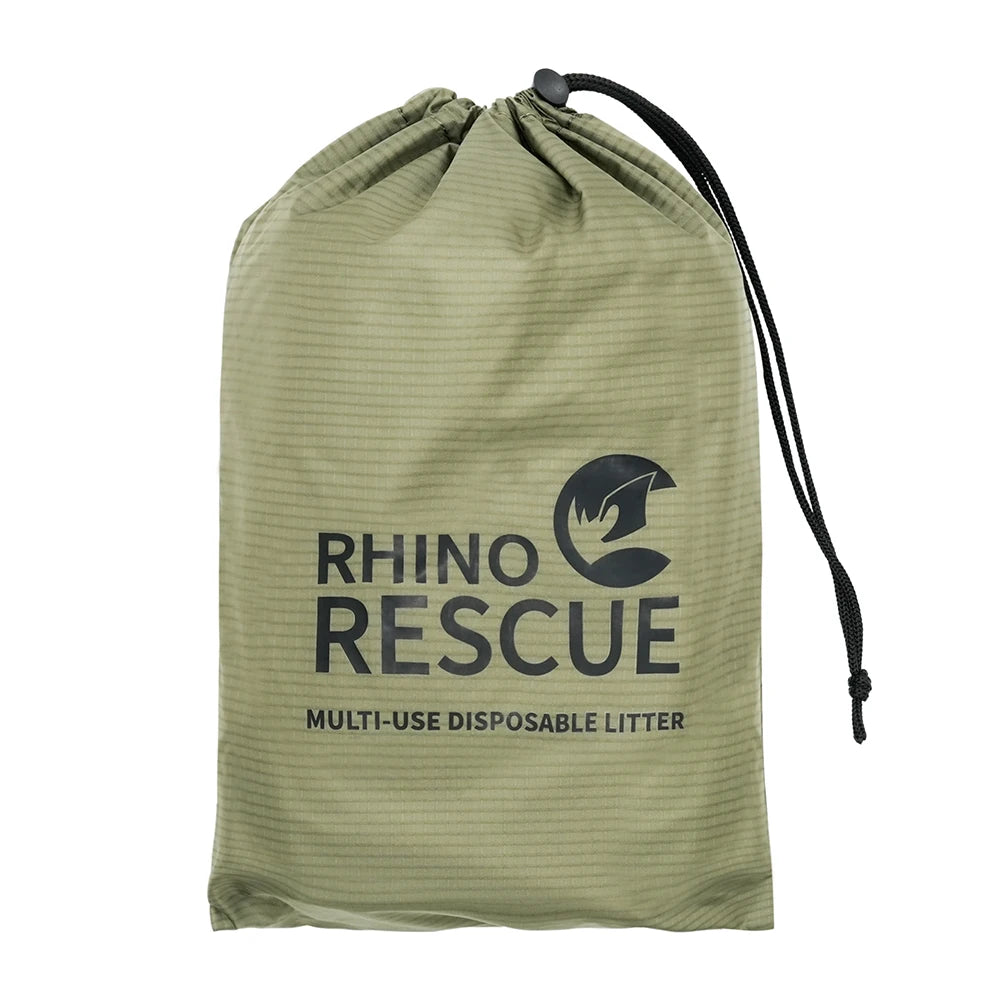 RHINO RESCUE Multi-Use Disposable Litter - Portable Stretcher for Quick Emergency Response, Essential Rescue Gear